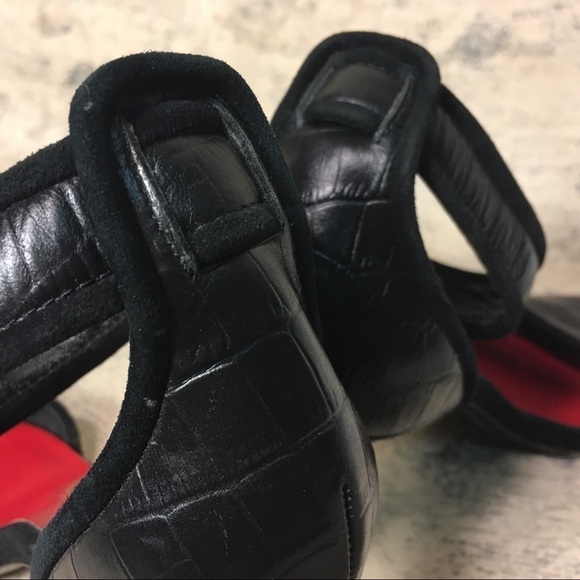 Charles Jourdan Paris Raven Ankle Strap Black Pump - Picture 12 of 15